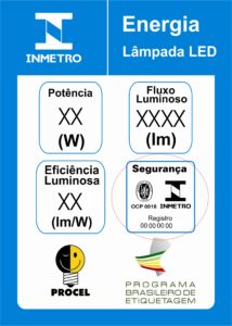 Selo de certificação do INMETRO