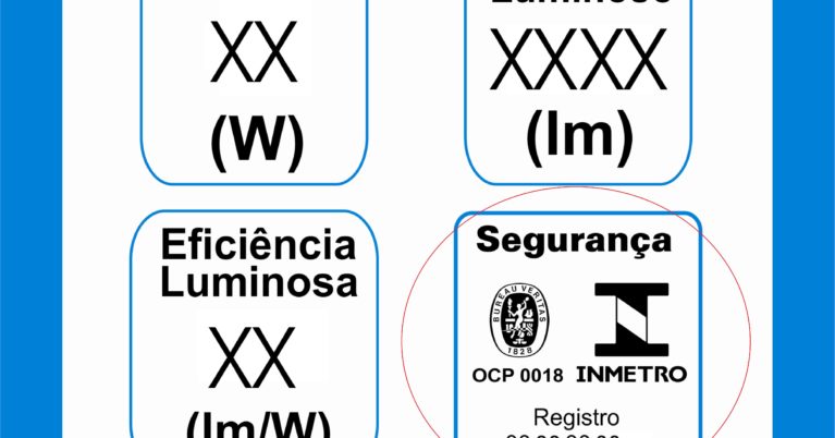 Selo de certificação do INMETRO